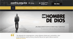 Desktop Screenshot of confra.org.mx