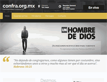 Tablet Screenshot of confra.org.mx